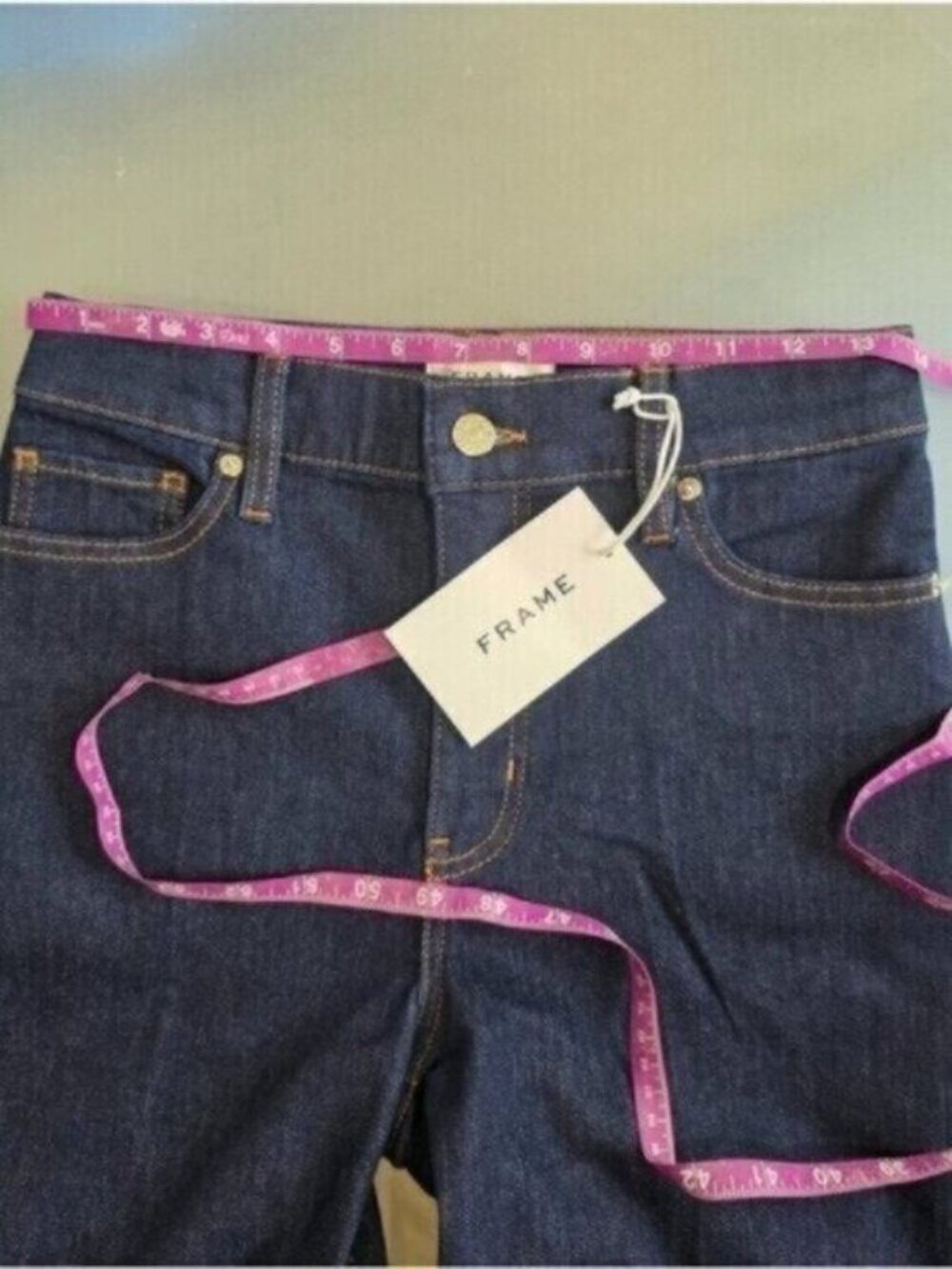 Frame Le Slim Palazzo Wide Leg Jeans - Picture 7 of 11